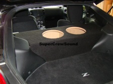 Nissan 370Z Dual Upfire Subwoofer Enclosure